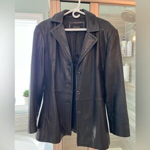 Jones New York XL Leather Jacket